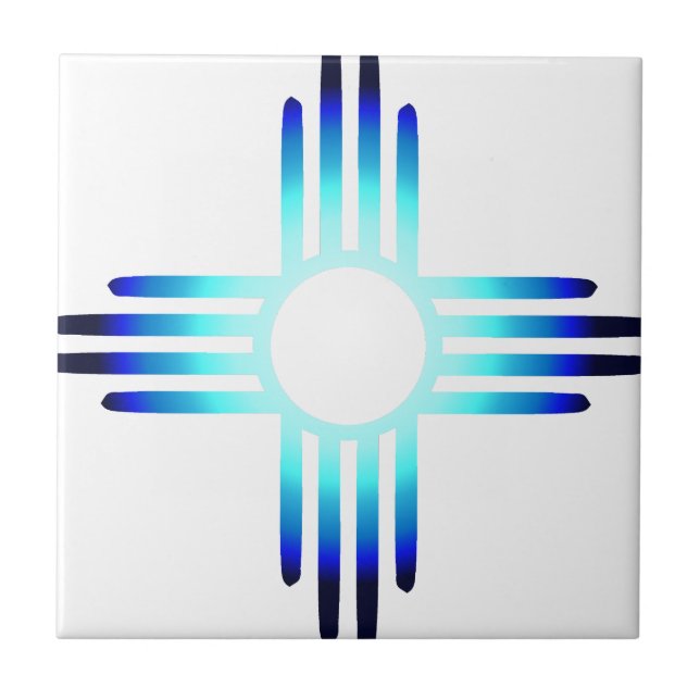 Carreau Cool Blue Zia (Devant)