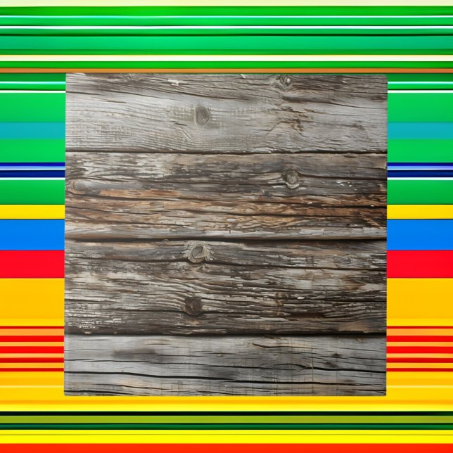 Carreau Cool en bois motif céramique (Créateur téléchargé)