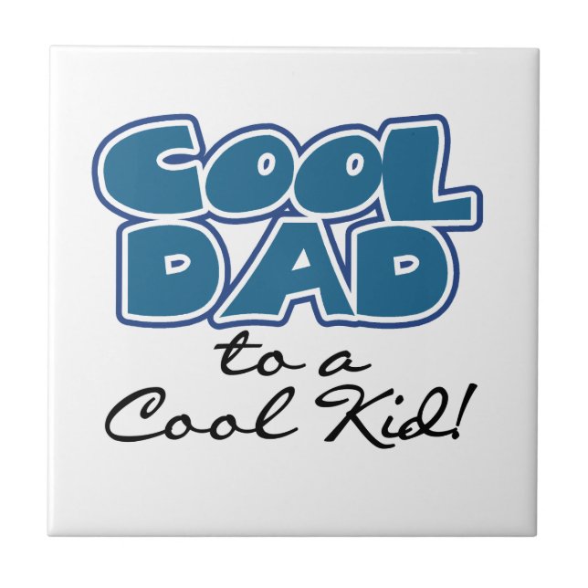 Carreau Cool papa à un Cool cadeaux pour enfants (Devant)