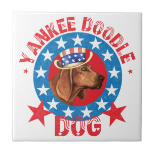 Carreau Coonhound patriotique de Redbone