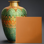 Carreau Coordination de Solid Orange<br><div class="desc">Ce carrelage orange clair et chaleureux est entièrement personnalisable et fait un arrière - plan attrayant pour vos textes et vos images.</div>