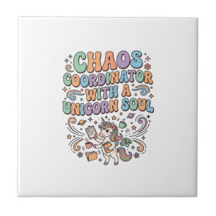 Carreau Coordonnateur de chaos de licorne avec une âme de