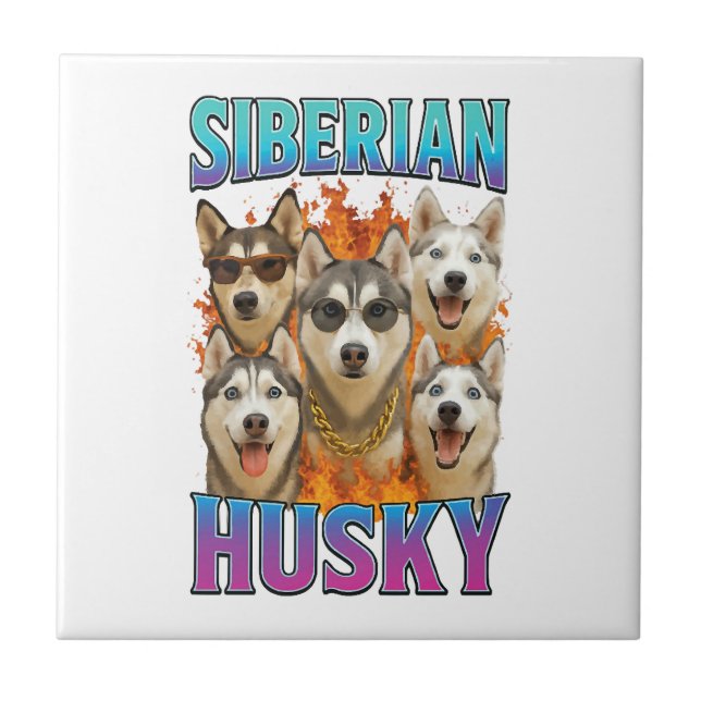 Carreau Copie de Husky sibérien (Devant)
