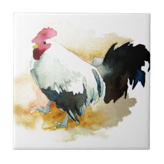 Carreau Coq avec une attitude