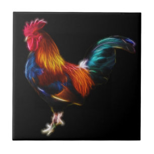 Carreau Coq de leghorn de Fractalius