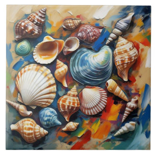 Carreau Coquillages