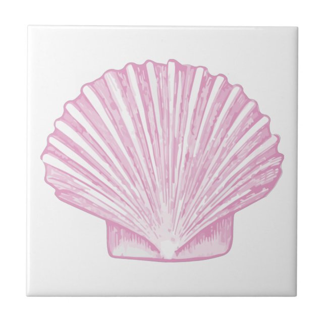 Carreau Coquille Saint-Jacques Rose Côtière (Devant)