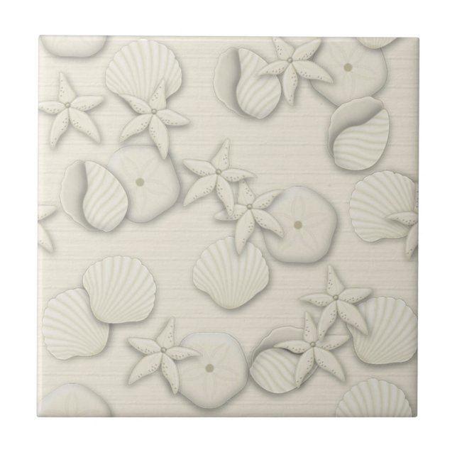 Carreau Coquilles d'ivoire (Devant)