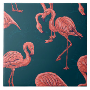 Carreau Corail vivant modèle flamingo