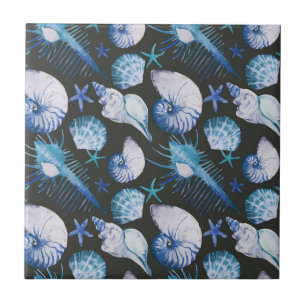 Carreau Coraux avec Motif de coquillages