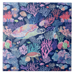 Carreau Coraux de tortue chic