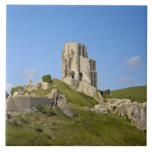Carreau Corfe Castle, Corfe, Dorset, Angleterre