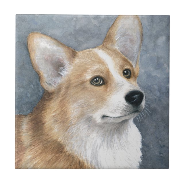 Carreau Corgi du chien 89 (Devant)