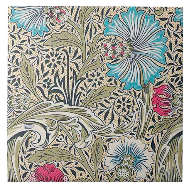 Carreau Corncockle, William Morris (Devant)