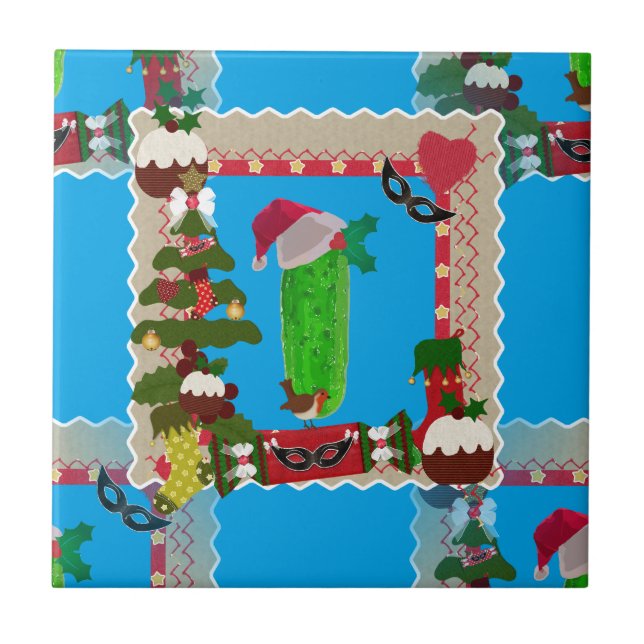 Carreau cornichon de Noël (Devant)