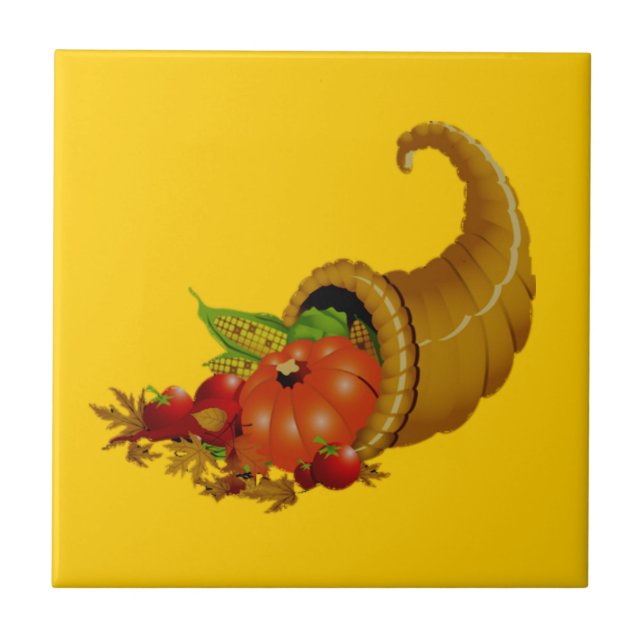 Carreau Cornucopie / Corne de abondance (Devant)