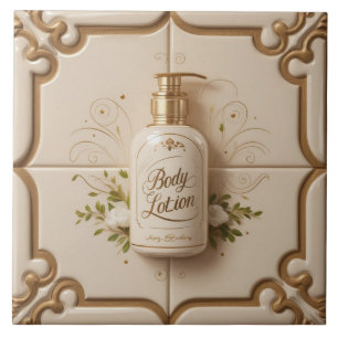Carreau Corps Lotion Crème Or Soins du corps Funny Salle d