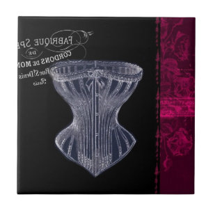 Carreau corset français à vapeur gothique vintage moderne