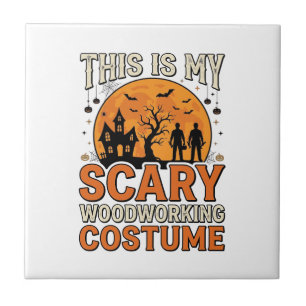 Carreau Costume de menuiserie effrayant Halloween Design V