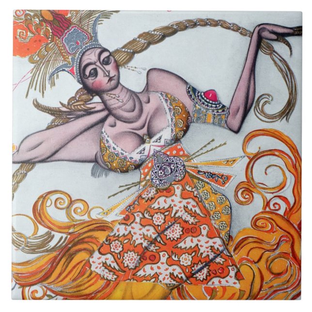 Carreau Costumez la conception pour un pas de deux dansé à (Devant)