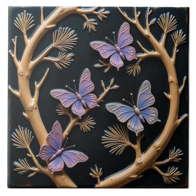 Carreau Cotillon Papillon (Devant)
