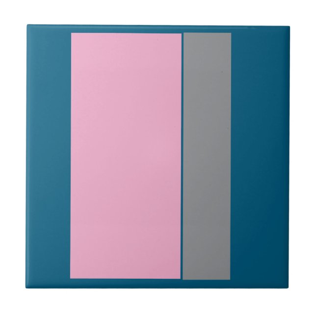 Carreau Coton rose Turquoise (Devant)