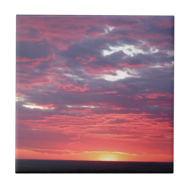 Carreau coucher de soleil (Devant)