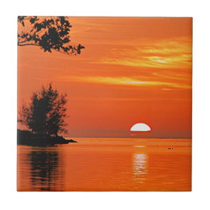 Carreau Coucher de soleil à Key West, Floride