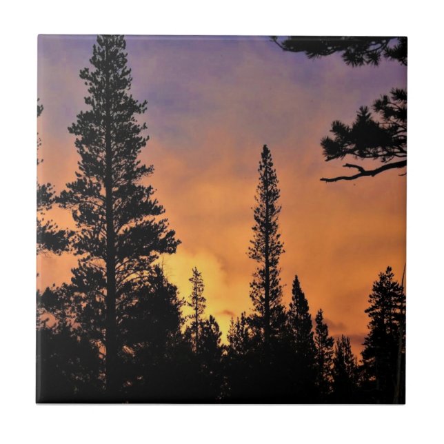 Carreau Coucher de soleil à Tuolumne Meadows, Yosemite, CA (Devant)
