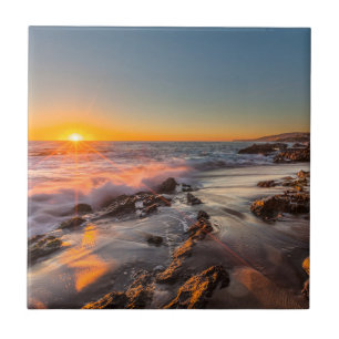 Carreau Coucher de soleil à Victoria Beach
