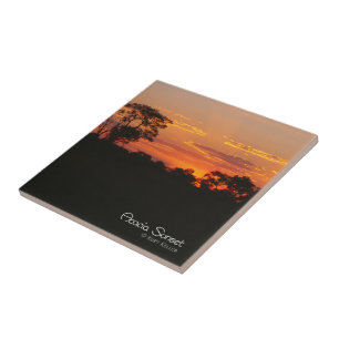 Carreau Coucher de soleil Acacia