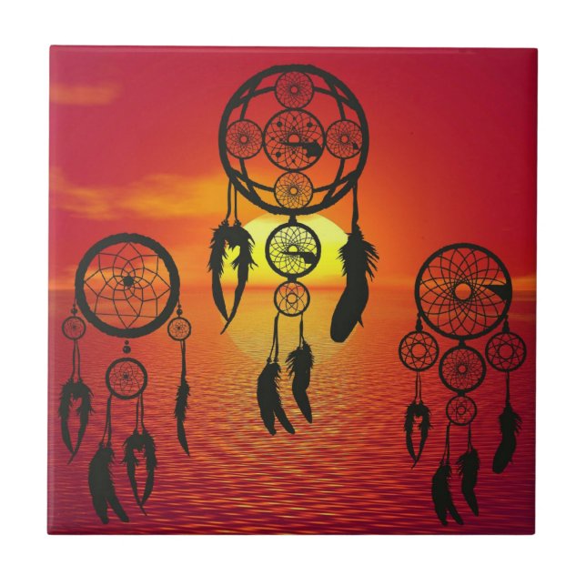 Carreau Coucher de soleil de Dreamcatcher (Devant)