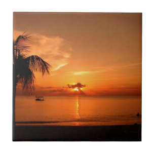 Carreau Coucher de soleil d'été