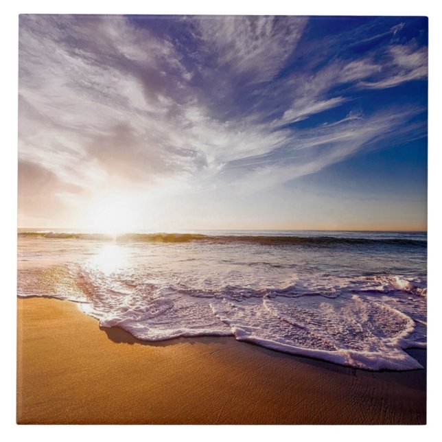 Carreau Coucher de soleil en Californie (Devant)