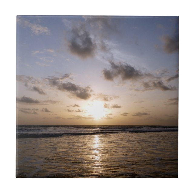 Carreau Coucher de soleil sur la mer arabe (Devant)