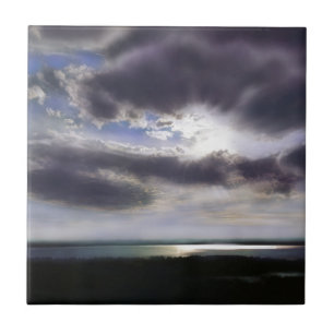 Carreau Coucher de soleil sur l'eau mer lever de soleil oc