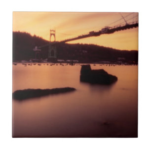 Carreau Coucher du soleil de pont de St Johns