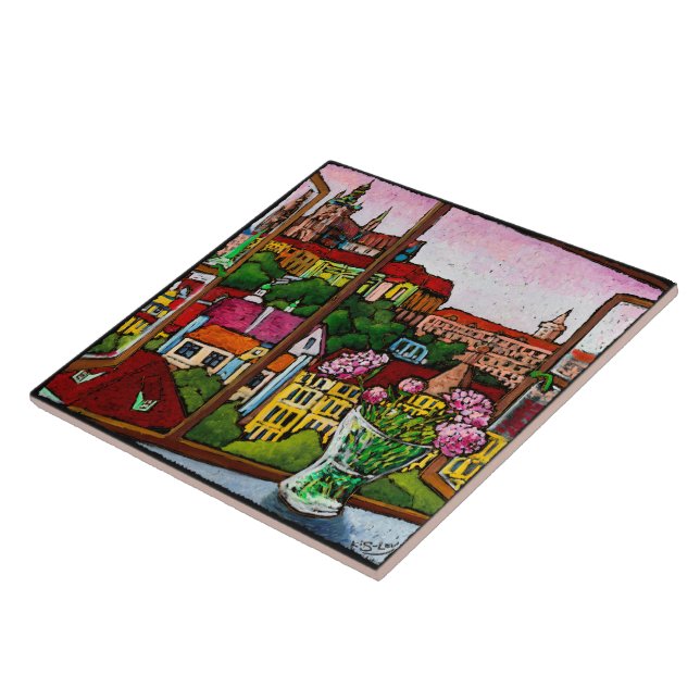 Carreau Coucher du soleil Jonathan KIS-Lev dans la tuile (Côté)