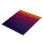 Carreau Coucher du soleil tardif<br><div class="desc">Carrelage en céramique carré avec une image de toutes les tonalités impressionnantes d'un coucher de soleil tardif. Voir coupe expresso,  tasse,  plaque en papier,  trivet carré et dessous de verre assortis. Consultez la collection This & That Tile dans la section HOME.</div>