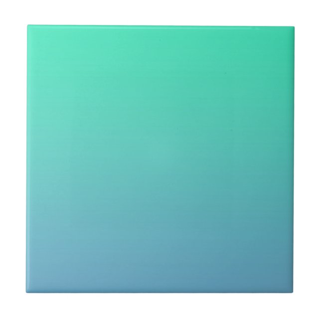 Carreau Couleur Bleu Vert (Devant)