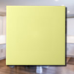 Carreau Couleur claire jaune uni | Classic Elegant<br><div class="desc">Couleur claire jaune uni | Classique | Élégant | tendance | Style | Cadeau</div>