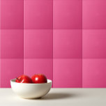 Carreau Couleur claire rose chaud rose<br><div class="desc">Design rose chaud de couleur claire.</div>