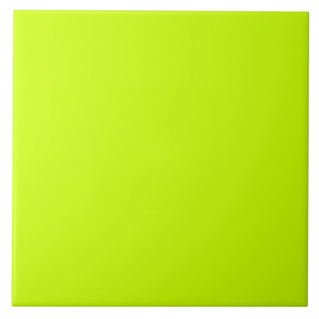 Carreau Couleur complète exclusive jaune fluorescent (Devant)