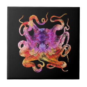 Carreau Couleur d'eau arc-en-ciel colorée de la teinture 