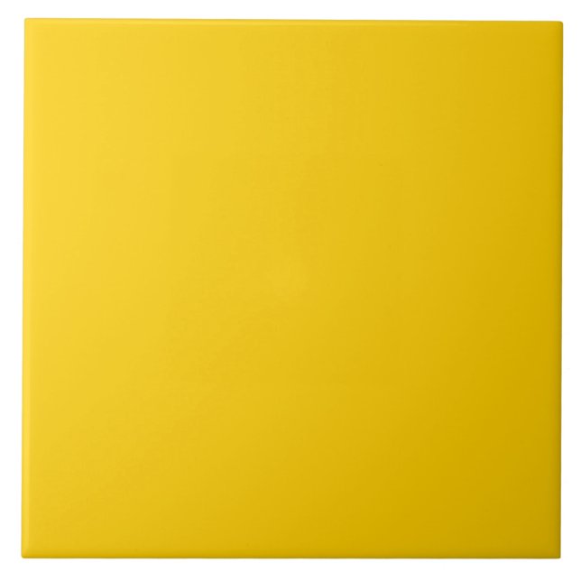 Carreau Couleur jaune canari (Devant)