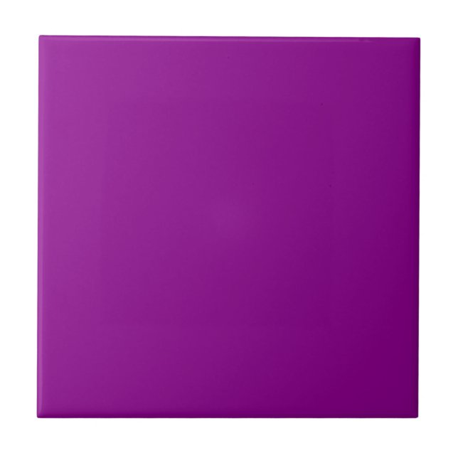 Carreau couleur magenta foncé (Devant)