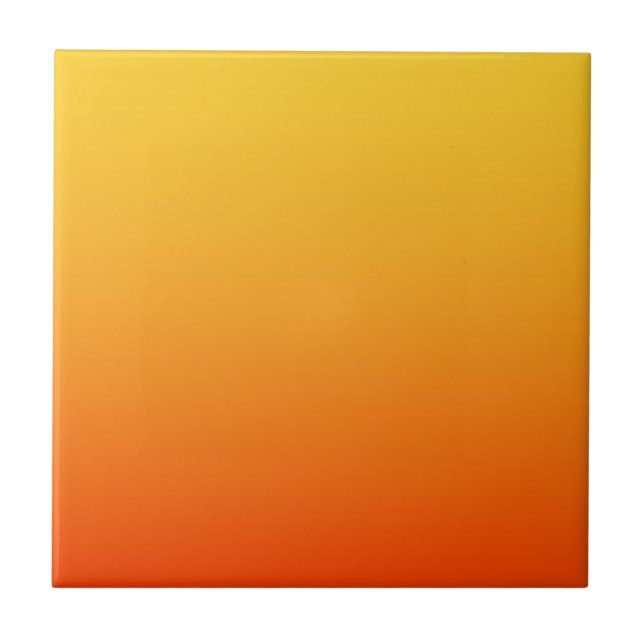 Carreau Couleur Orange Jaune (Devant)
