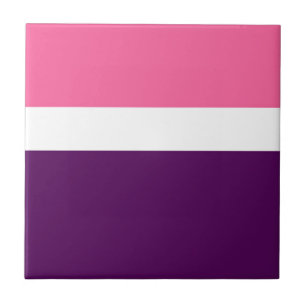 Carreau Couleur rose blanche violet bleu clair design bloc