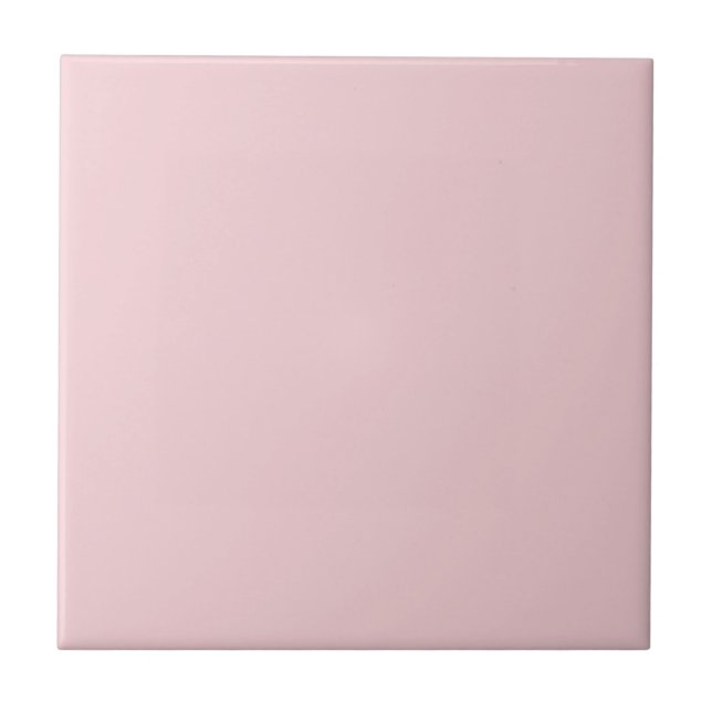 CARREAU COULEUR ROSE PÂLE SIMPLE ÉLÉGANT MODERNE (Devant)