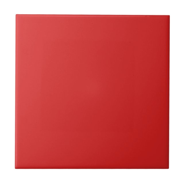 Carreau Couleur rouge solide maximale (Devant)